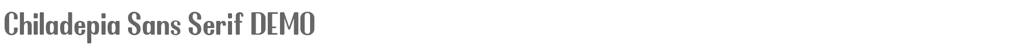 Chiladepia Chiladepia Sans Serif.otf font preview